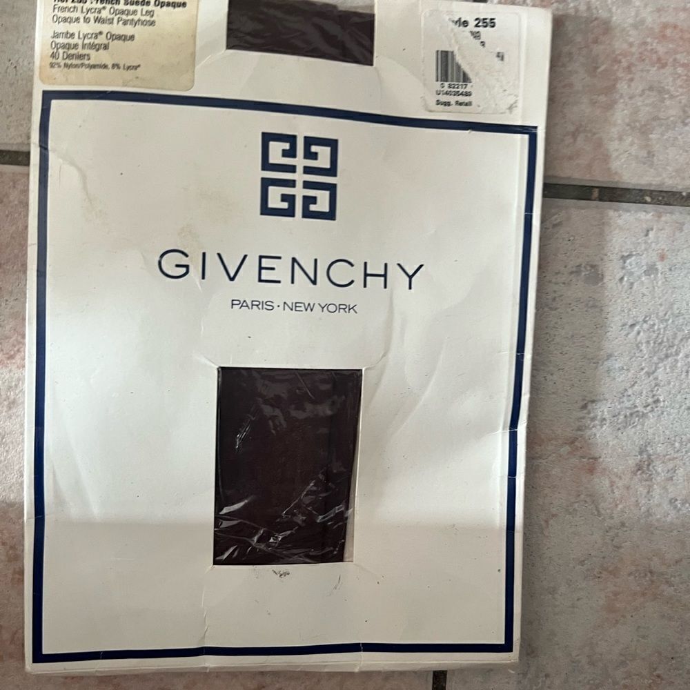 Unopened Vintage givenchy tights bright red dress socks stalkings …